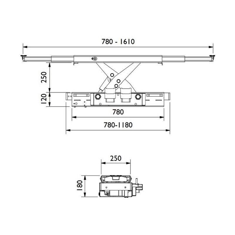 Podnośnik SD20PHL i SD26PHL. Hydraulic.